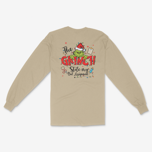 The Grinch Stole My Bed Assignment | Long Sleeve | Wellstar